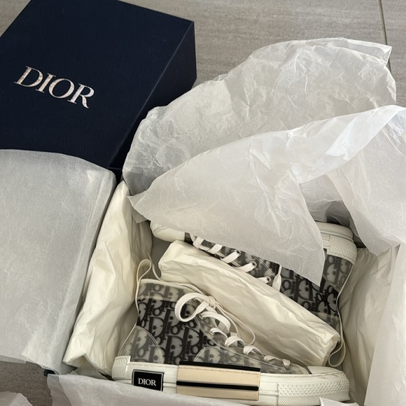 DIOR B23 High-Top Sneaker - 100% Authentic - Picture 11 of 14